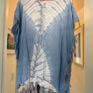 Surf Gypsy Light Blue Tie-Dye Tunic